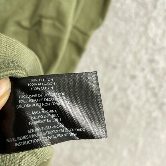 NWOT Banana Republic Men's XL Luxe Touch Performance Tee 100% Cotton Green - Picture 7 of 8